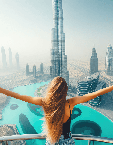 Woman in Dubai