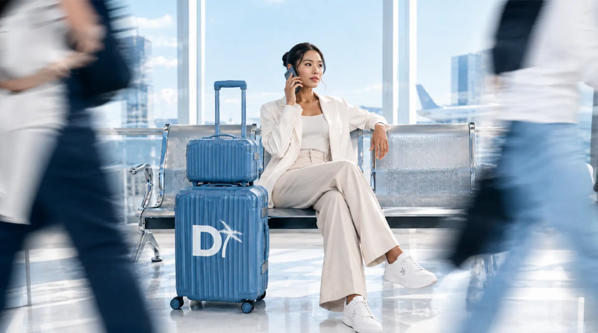 Brand Ambassador preparing to travel